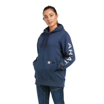 Ariat Rebar Graphic Hoodie Navy | rpItjTof