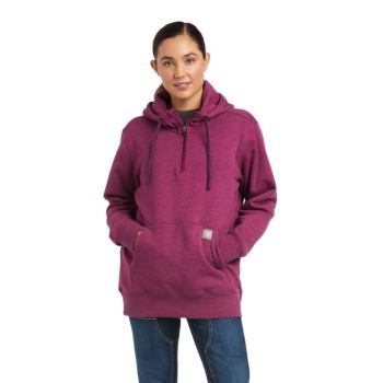 Ariat Rebar Skill Set 1/2 Zip Hoodie Lila | AKUOdZcJ