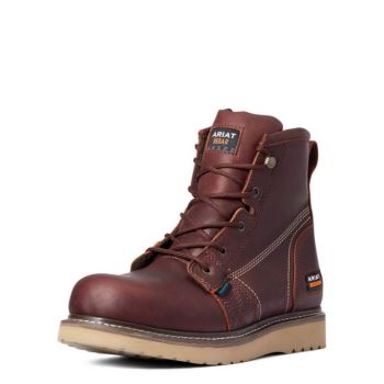 Ariat Rebar Wedge 6" Wasserdichte Arbeits Boot Kupfer | elXYEk4L