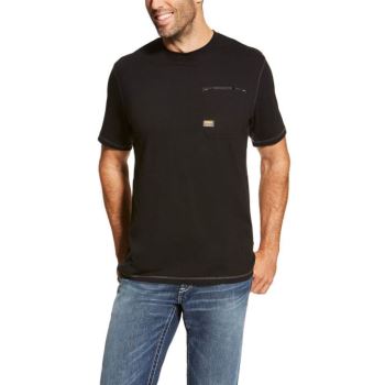 Ariat Rebar Workman T-Shirt Schwarz | H3wUulws