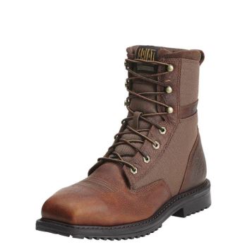 Ariat RigTek 8" Weite Square Kappe Composite Kappe Arbeits Boot Braun | tsHXWZGX