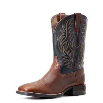 Ariat Sport Weite Square Kappe Western Boot Braun | jW3Kbazx