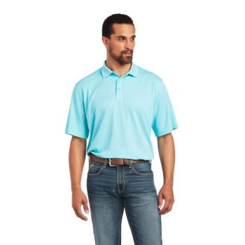 Ariat TEK Polo Blau | A2TmxuFT