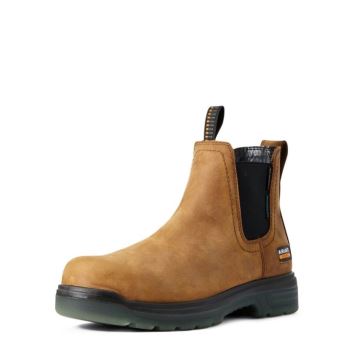 Ariat Turbo Chelsea CSA Wasserdichte Carbon Kappe Arbeits Boot Aged Bark | JHSfoj9b