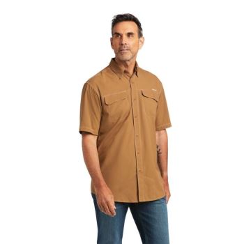 Ariat VentTEK Outbound Klassische Fit Shirt Malt Ball | 2LId6m37