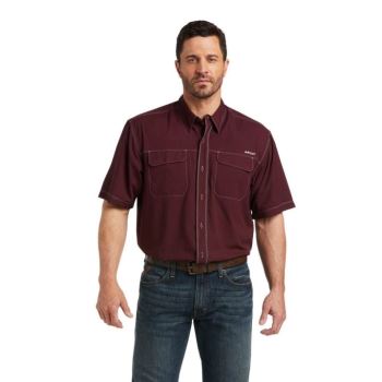 Ariat VentTEK Outbound Klassische Fit Shirt Berry Bark | OfeF95bf