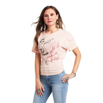 Ariat Welcome Tee Peach Melba | NiYWPdJV