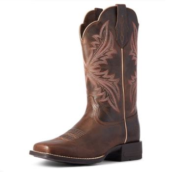 Ariat West Bound Western Boot Braun | mQxJcd45