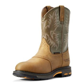 Ariat WorkHog Wasserdichte Arbeits Boot Aged Bark | i4TkeCij