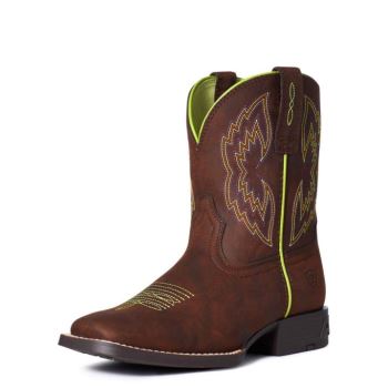 Ariat Youth Dash Western Boot Braun | xhgvFkf2