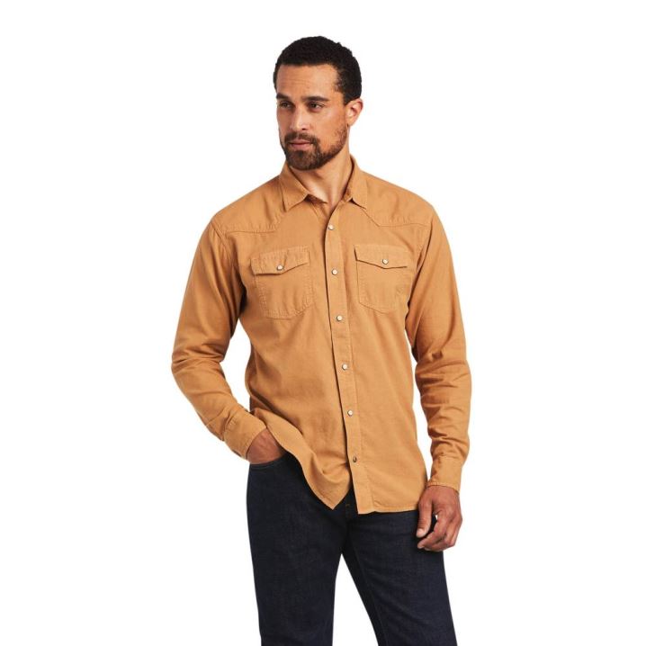 Ariat Ace Retro Fit Shirt Chipmunk | VI1NAgNN