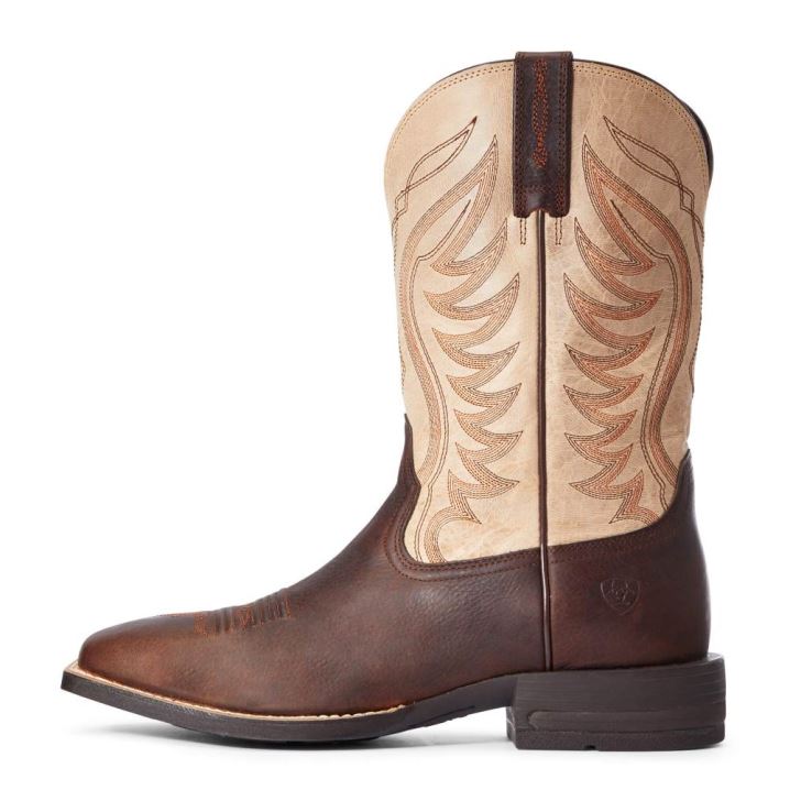 Ariat Amos Western Boot Braun | RqUP6mYA