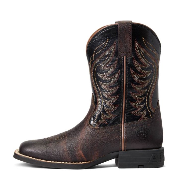 Ariat Amos Western Boot Rot Braun | 3tplSLWa