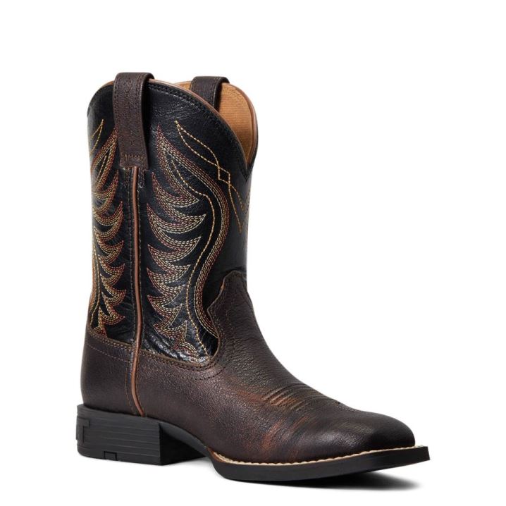 Ariat Amos Western Boot Rot Braun | 3tplSLWa