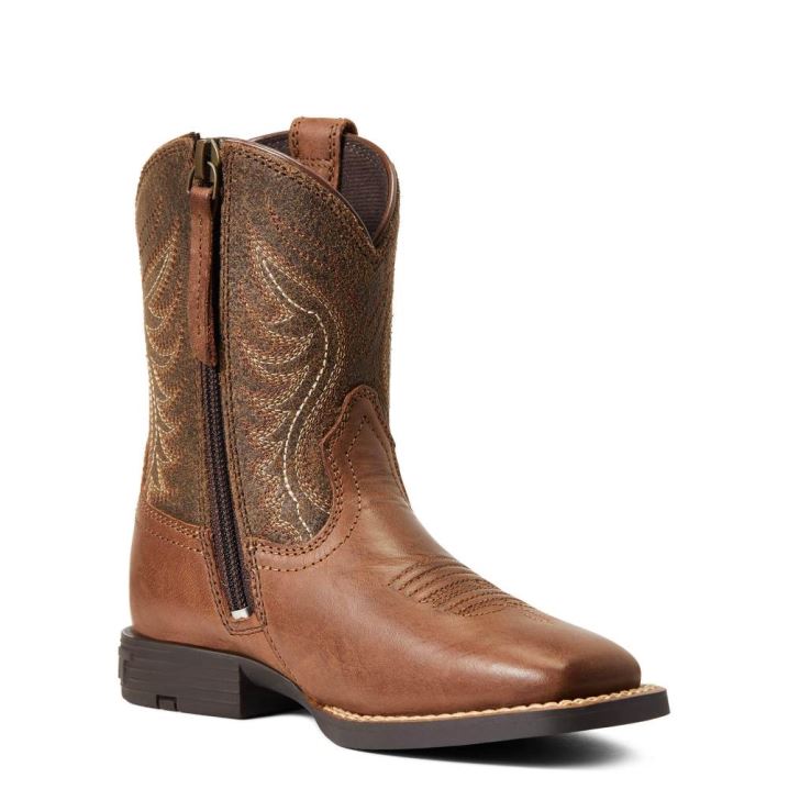 Ariat Amos Western Boot Sorrel Crunch | AwtcjAUk