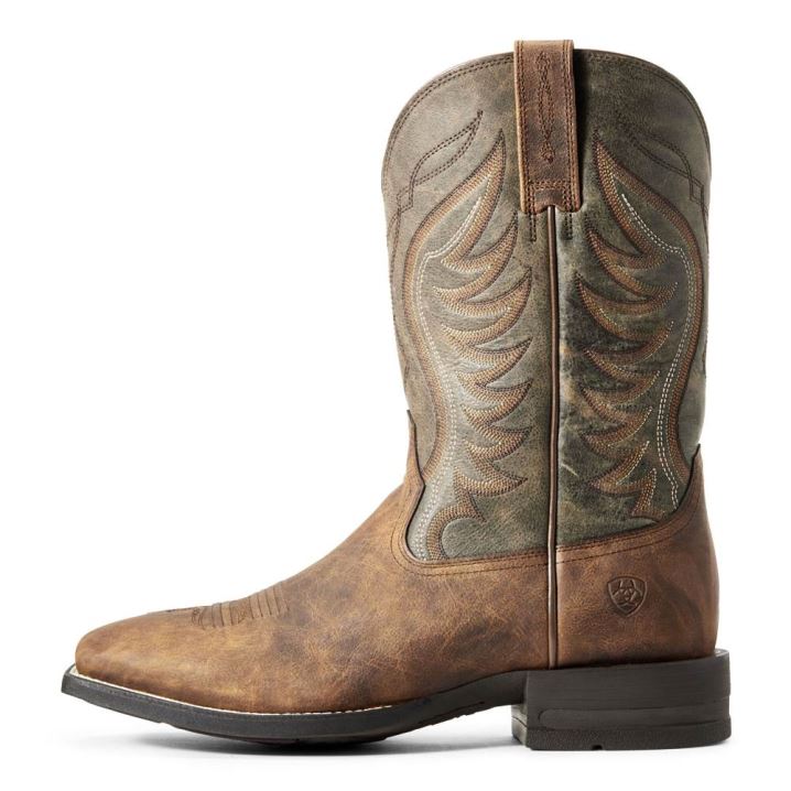 Ariat Amos Western Boot Sorrel Crunch | wYKzvrKw