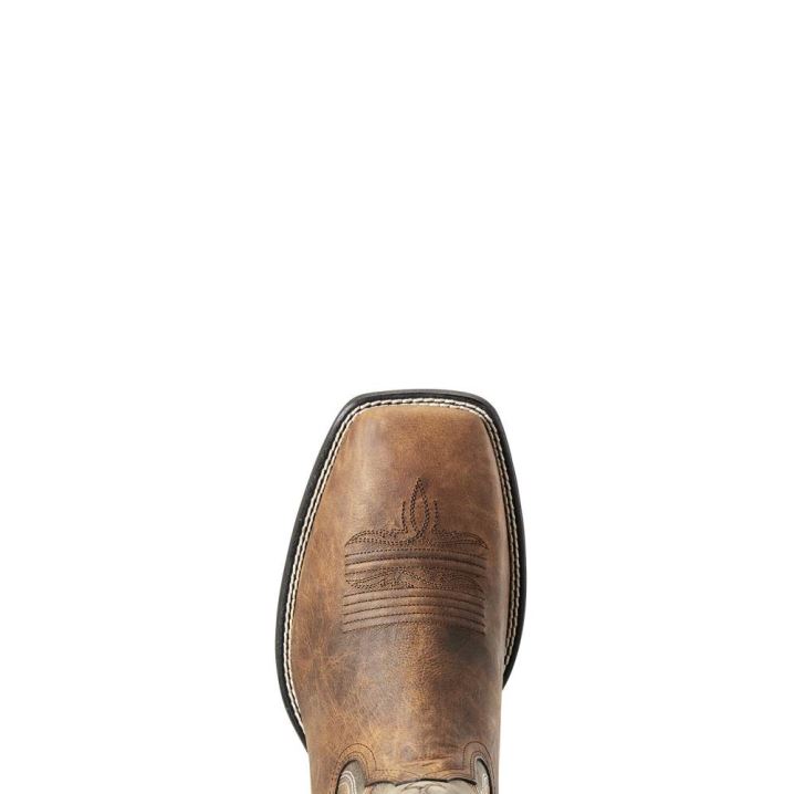 Ariat Amos Western Boot Sorrel Crunch | wYKzvrKw