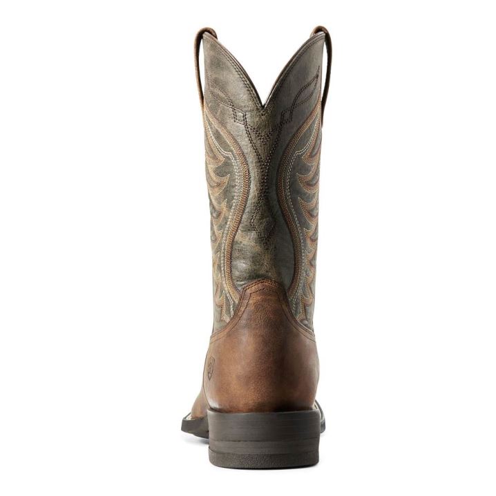 Ariat Amos Western Boot Sorrel Crunch | wYKzvrKw