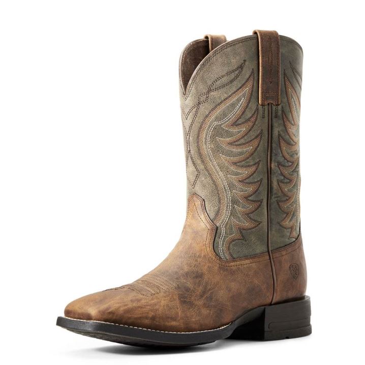 Ariat Amos Western Boot Sorrel Crunch | wYKzvrKw