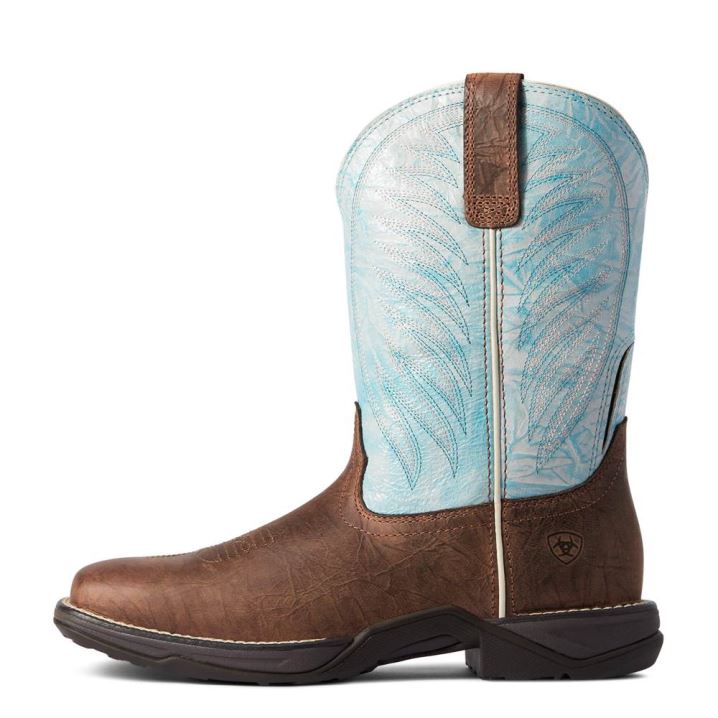 Ariat Anthem 2.0 Western Boot Crackled Mahogany | AUAKJEDq