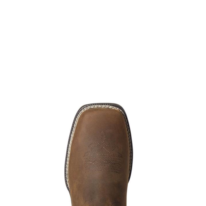 Ariat Anthem Shortie II Wasserdichte Western Boot Braun | KZZXztNk