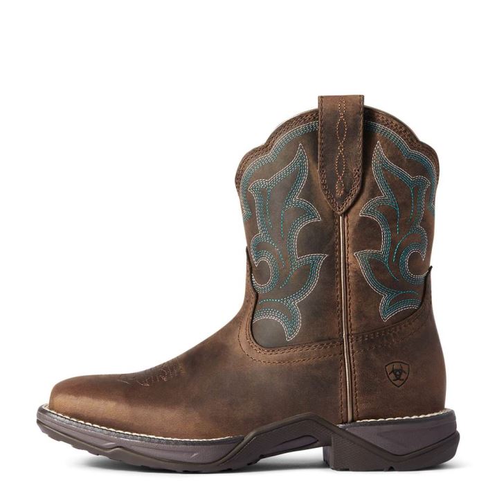 Ariat Anthem Shortie II Western Boot Braun | Oep0Jbln