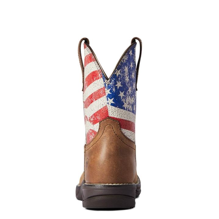 Ariat Anthem Shortie Patriot Western Boot Rot Braun | hYYqPKWx