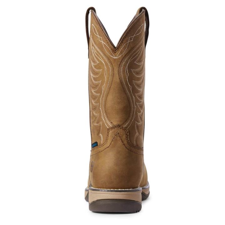 Ariat Anthem Wasserdichte Composite Kappe Arbeits Boot Braun | ERS3Ljds