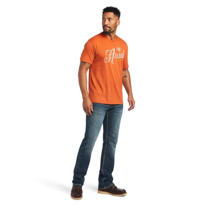 Ariat Ariat 100 Proof T-Shirt Adobe Heather | 8muDdJxO