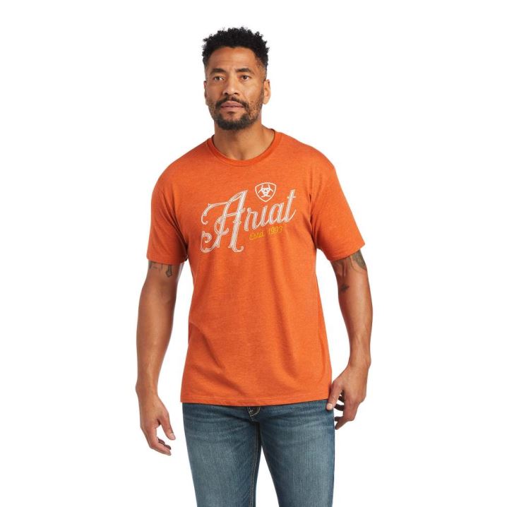 Ariat Ariat 100 Proof T-Shirt Adobe Heather | 8muDdJxO