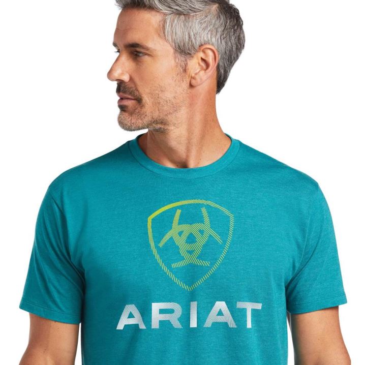 Ariat Ariat Blends T-Shirt Dunkeltürkis | s5ue8PrH