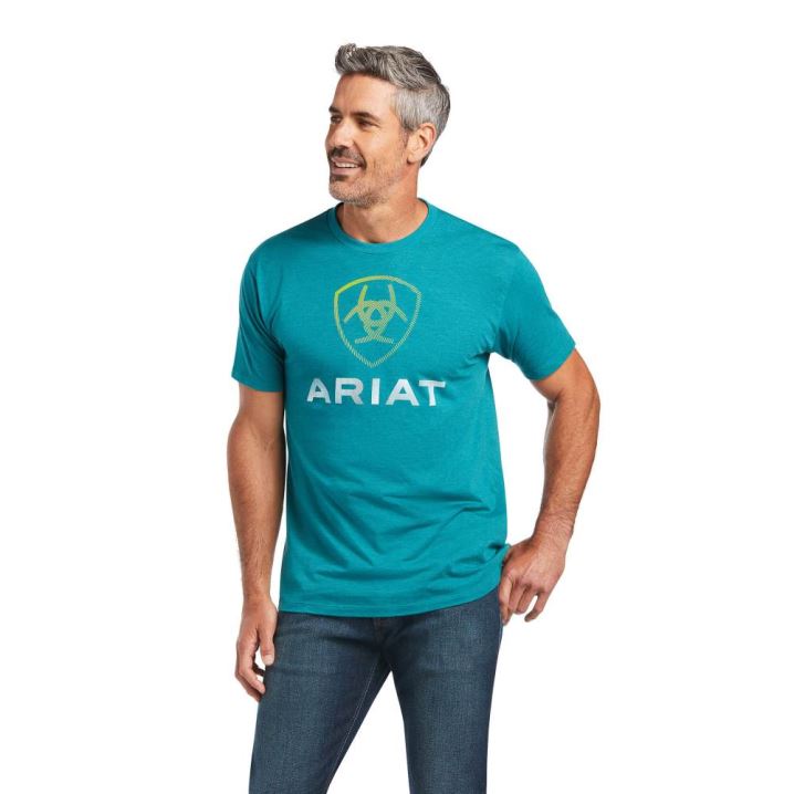 Ariat Ariat Blends T-Shirt Dunkeltürkis | s5ue8PrH