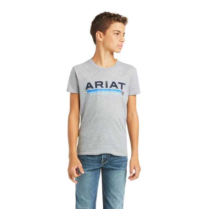 Ariat Ariat Branded Logo T-Shirt Athletic Heather | sdry4mQq