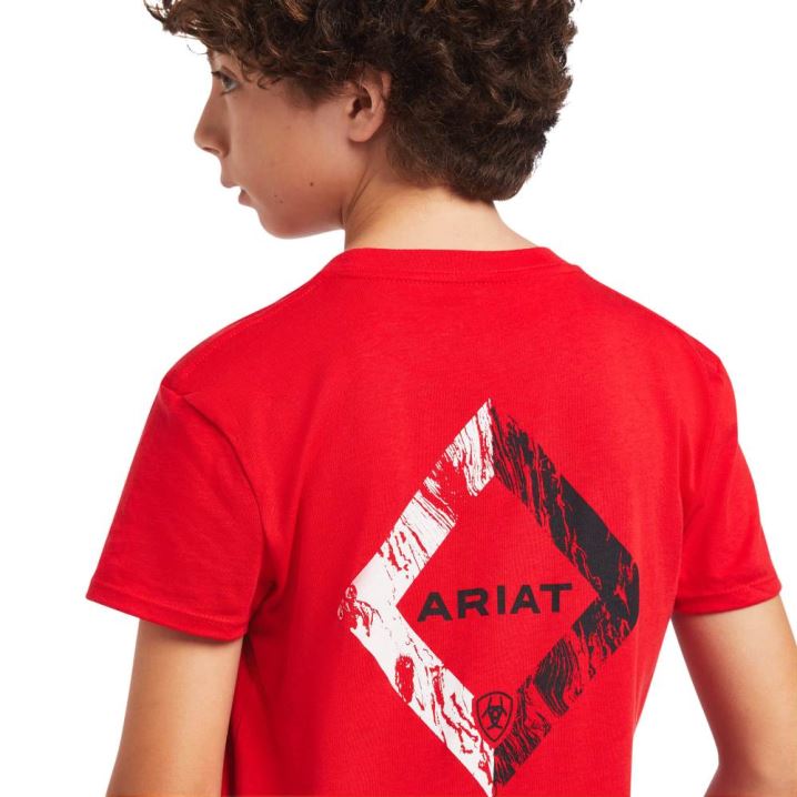 Ariat Ariat Diamond Wood T-Shirt Rot | JIIdpLlX