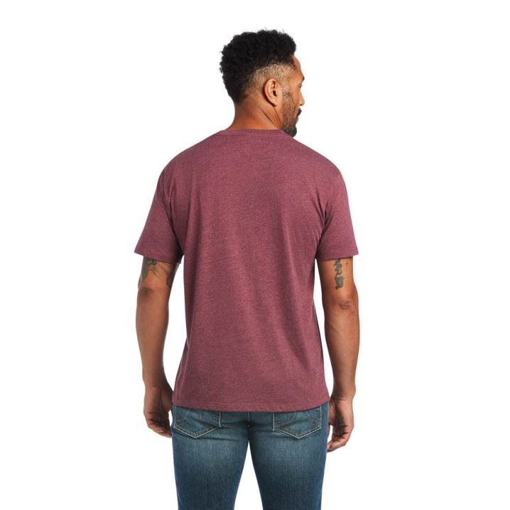 Ariat Ariat Gradient T-Shirt Bordeaux | 9sVcWN3e