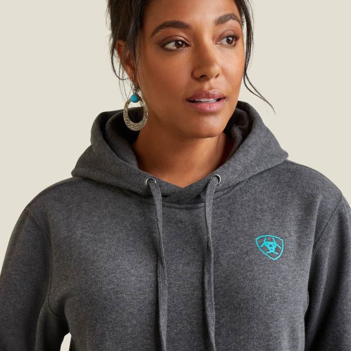 Ariat Ariat Logo Hoodie Grau | hMlfqvoZ