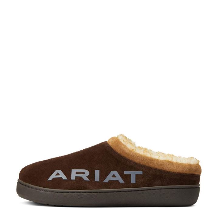 Ariat Ariat Logo Mit Kapuze Back Clog Schokolade | Z7n4dCwf