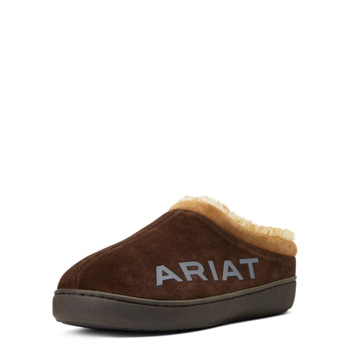 Ariat Ariat Logo Mit Kapuze Back Clog Schokolade | Z7n4dCwf