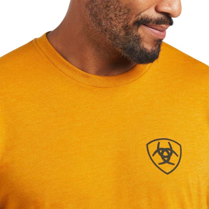 Ariat Ariat Rope Shield T-Shirt Buckthorn Heather | W6xPolEX