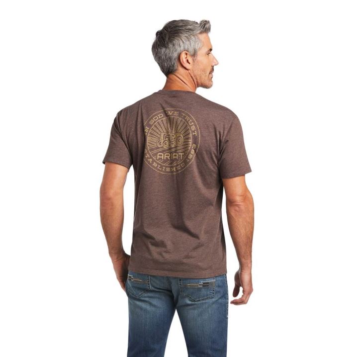 Ariat Ariat SOD T-Shirt Braun | 3iO7pdxO