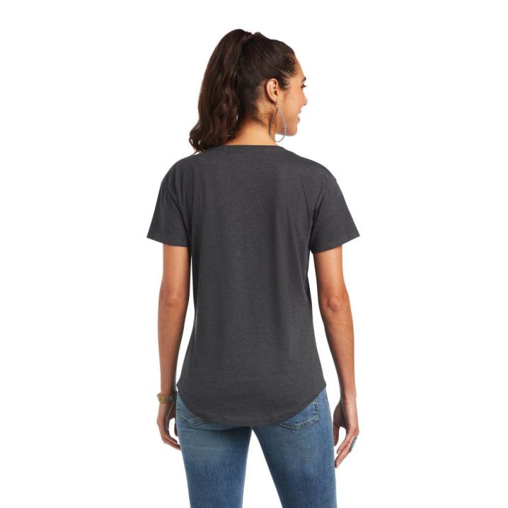 Ariat Ariat Soaring Boot T-Shirt Grau | awDvkbJ0