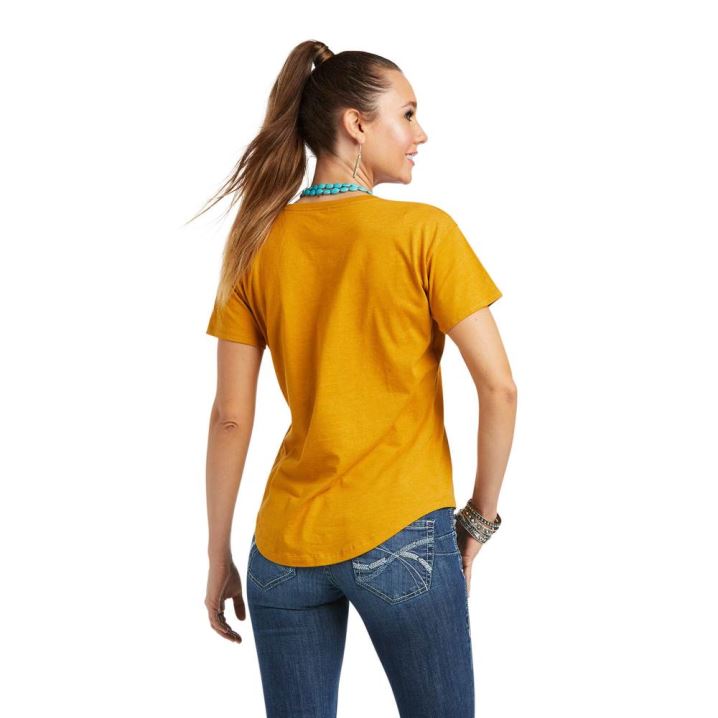 Ariat Ariat Traditional Tee Buckhorn Heather | uAwXq5BI