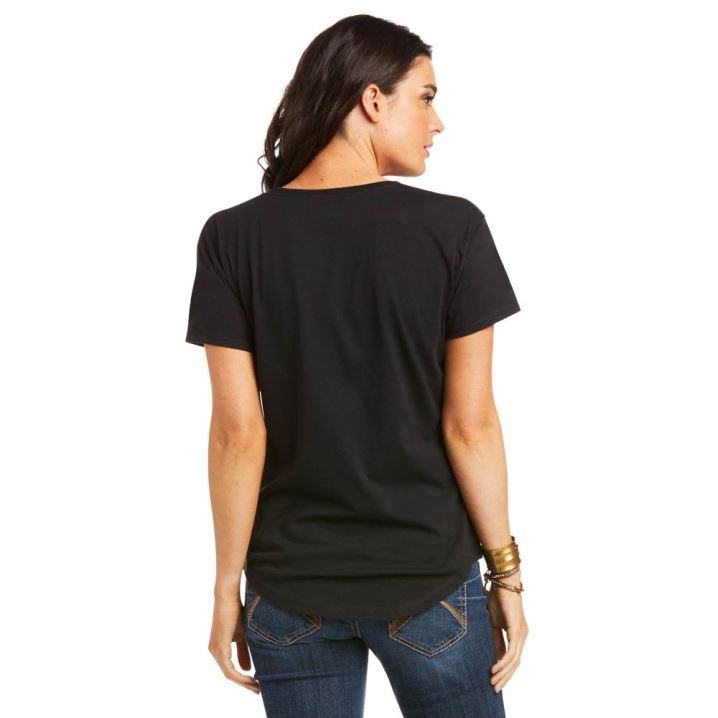 Ariat Ariat Viva Mexico T-Shirt Schwarz | JVsbnGos