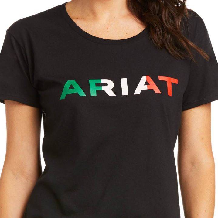 Ariat Ariat Viva Mexico T-Shirt Schwarz | JVsbnGos