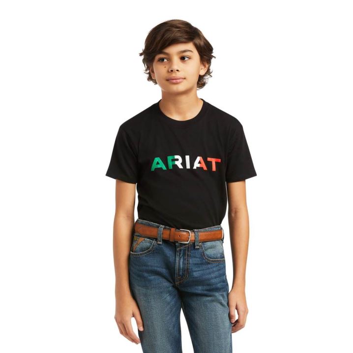 Ariat Ariat Viva Mexico T-Shirt Schwarz | xl68vSZJ