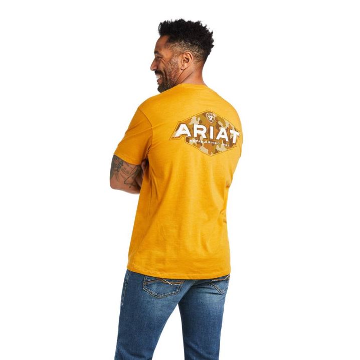 Ariat Ariat Woodlands T-Shirt Buckthorn Heather | UQoRygvm