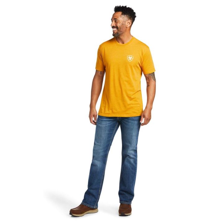 Ariat Ariat Woodlands T-Shirt Buckthorn Heather | UQoRygvm