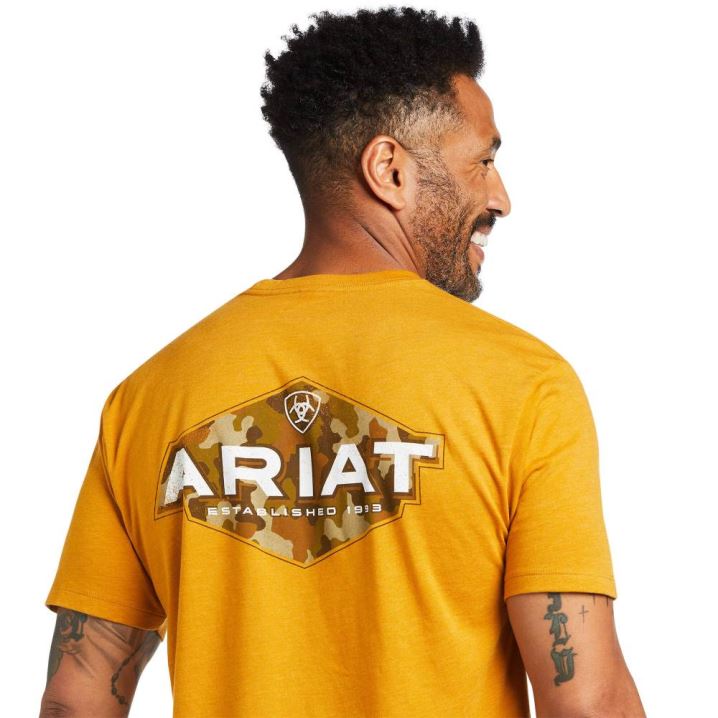 Ariat Ariat Woodlands T-Shirt Buckthorn Heather | UQoRygvm