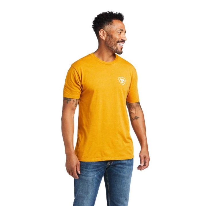 Ariat Ariat Woodlands T-Shirt Buckthorn Heather | UQoRygvm