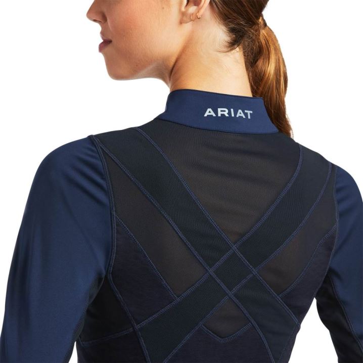 Ariat Ascent 1/4 Zip Baselayer Navy | Lh2rJYF4